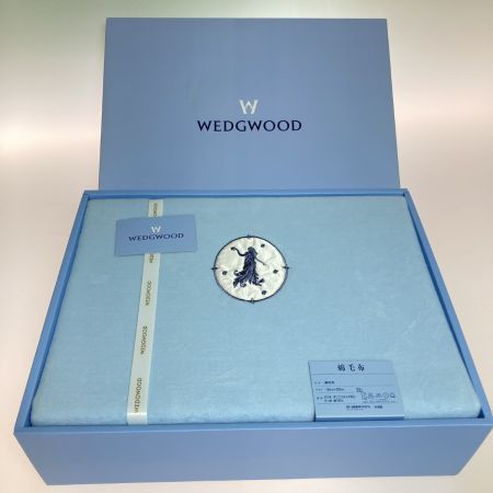  Wedgwood ウェッジウッド 綿毛布 西川産業 140x200