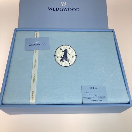  Wedgwood ウェッジウッド 綿毛布 西川産業 140x200