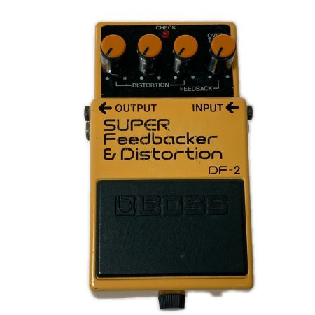  BOSS ボス エフェクター DF-2 SUPER Feedbacker&Distortion 通電のみ確認 ジャンク DF-2