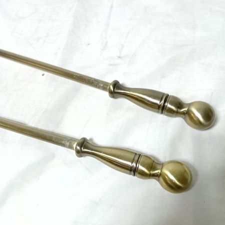   ブラス暖炉ツールセット ファイヤーツール ５点セット アンティーク仕上げ