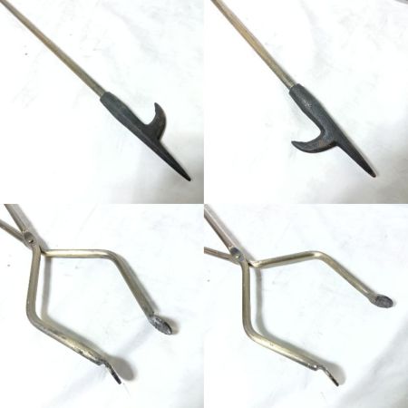   ブラス暖炉ツールセット ファイヤーツール ５点セット アンティーク仕上げ