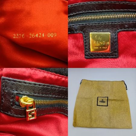  FENDI フェンディ マンマバケット ハンドバッグ 2376 26424 009 ブラック