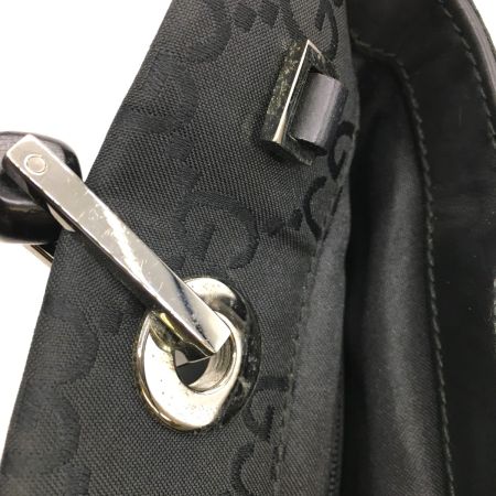  GUCCI グッチ ハンドバッグ　 バンブー 　ナイロン 002 1016 200047 ブラック