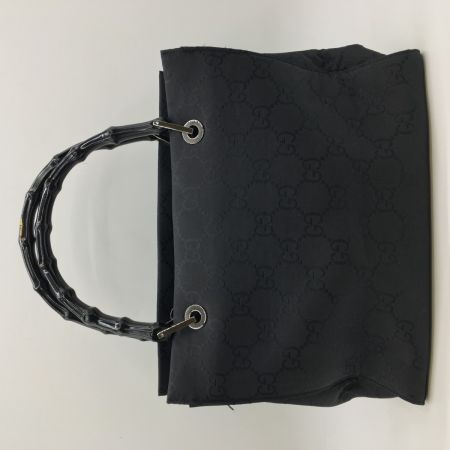 GUCCI グッチ ハンドバッグ　 バンブー 　ナイロン 002 1016 200047 ブラック