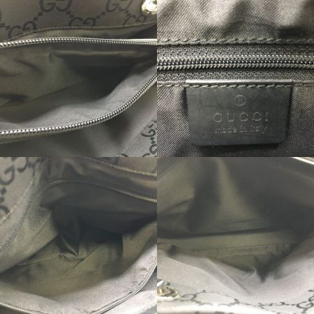  GUCCI グッチ ハンドバッグ　 バンブー 　ナイロン 002 1016 200047 ブラック