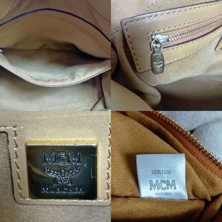  MCM エムシーエム ヴィセトス トートバッグ モノグラム MWP5AVI75CO001 キャメル ストラップ欠品