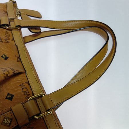  MCM エムシーエム ヴィセトス トートバッグ モノグラム MWP5AVI75CO001 キャメル ストラップ欠品