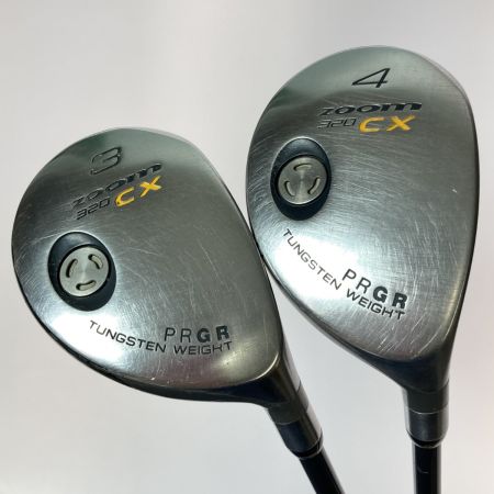  PRGR プロギア ZOOM 320CX 3UT 4UT ユーティリティ 2本セット M-40 SR 3UTクラウン割れ傷有