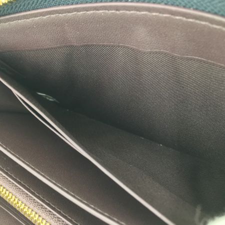  COACH コーチ ラウンドファスナー財布　シグネチャー モノグラム プリント CF521 ネイビー