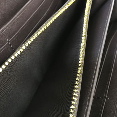  COACH コーチ ラウンドファスナー財布　シグネチャー モノグラム プリント CF521 ネイビー