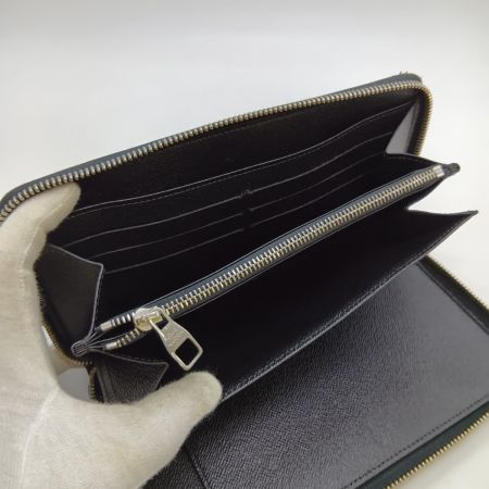  LOUIS VUITTON ルイヴィトン ダミエ グラフィット ジッピー オーガナイザー 長財布 N63077 ブラック