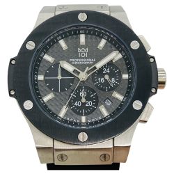 ◎◎ HYAKUICHI クロノグラフ メンズ クォーツ 腕時計 箱付 HYAKUICHI-08 Bランク