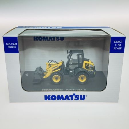  KOMATSU ミニカー 1/50 ホイールローダー ダイキャスト WA100M-8