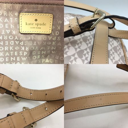  Kate Spade ケイトスペード リュック バックパック  PVCコーティングキャンバス  WKRU5330 ホワイト