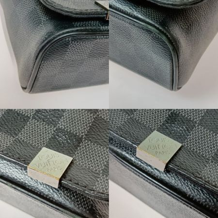  LOUIS VUITTON ルイヴィトン ダミエ グラフィット ディストリクトPM NM ショルダーバッグ N41028 ブラック