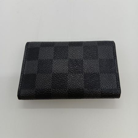  LOUIS VUITTON ルイヴィトン ダミエ・グラフィット ミュルティクレ6 6連 キーケース N62662 ブラック