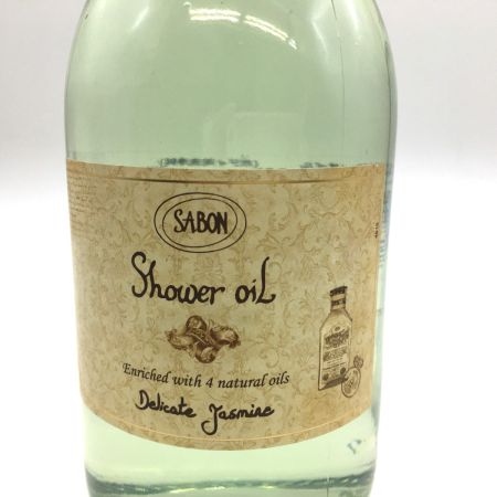  ＳＡＢＯＮ シャワーオイル デリケート・ジャスミン　500ml ボディ用洗浄料