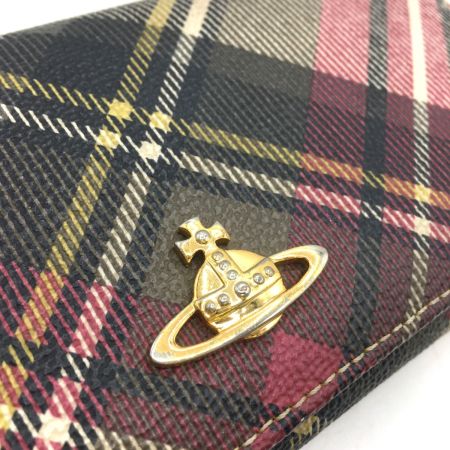  Vivienne Westwood ヴィヴィアン・ウエストウッド  長財布 チェック柄 マルチカラー