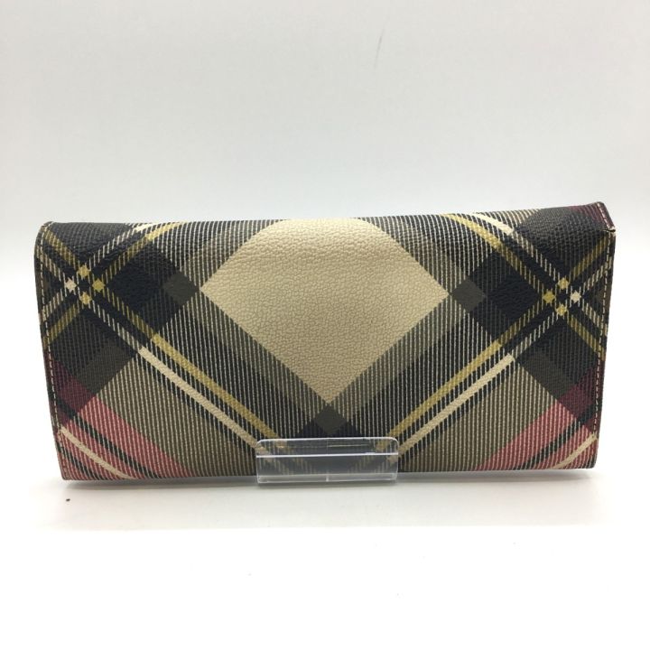 Vivienne Westwood ヴィヴィアン・ウエストウッド 長財布 チェック柄