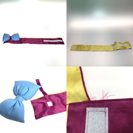  Catherine Cottage  袴3点セット　上衣　袴スカート　帯 ネイビー×スカイブルー