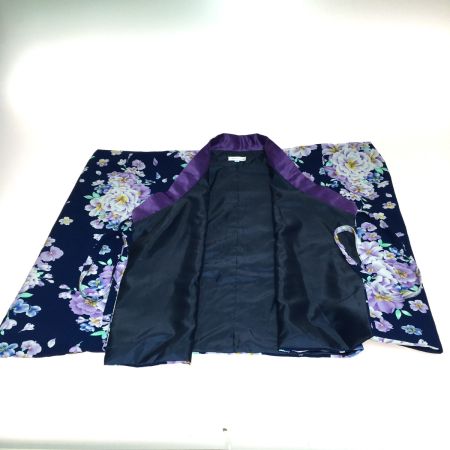  Catherine Cottage  袴3点セット　上衣　袴スカート　帯 ネイビー×スカイブルー