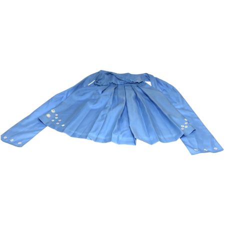  Catherine Cottage  袴3点セット　上衣　袴スカート　帯 ネイビー×スカイブルー