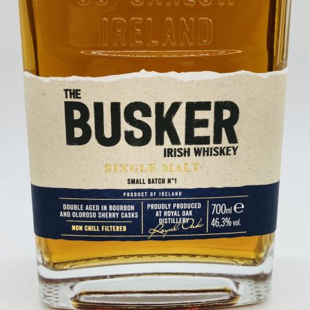  BUSKER バスカー スモールバッチ シングルモルト ウイスキー 700ml 46.3% 未開栓