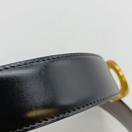  Ferragamo フェラガモ ダブルガンチーニ ベルト ブラック×ゴールド(金具)