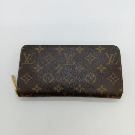  LOUIS VUITTON ルイヴィトン モノグラム ジッピーウオレット 長財布 ラウンドファスナー M42616 ブラウン