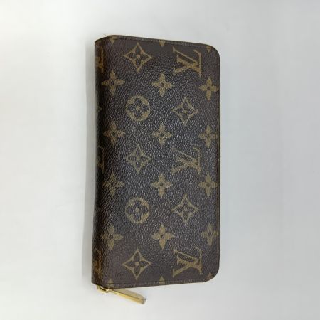  LOUIS VUITTON ルイヴィトン モノグラム ジッピーウオレット 長財布 ラウンドファスナー M42616 ブラウン