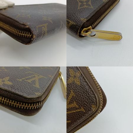  LOUIS VUITTON ルイヴィトン モノグラム ジッピーウオレット 長財布 ラウンドファスナー M42616 ブラウン
