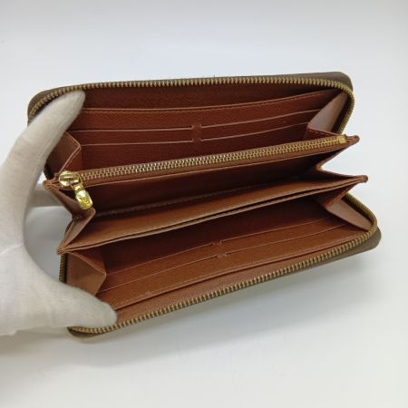  LOUIS VUITTON ルイヴィトン モノグラム ジッピーウオレット 長財布 ラウンドファスナー M42616 ブラウン