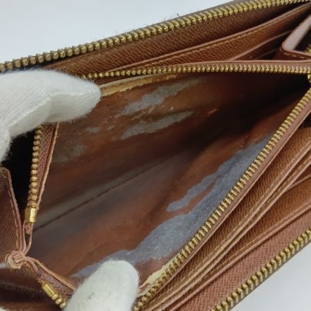 LOUIS VUITTON ルイヴィトン モノグラム ジッピーウオレット 長財布 ラウンドファスナー M42616 ブラウン