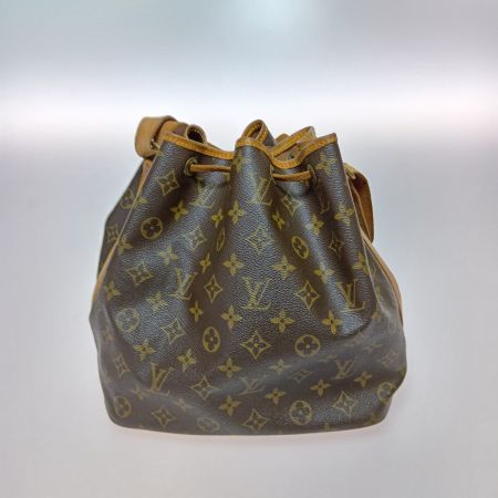  LOUIS VUITTON ルイヴィトン モノグラム プチノエ ショルダーバッグ M42226 ブラウン