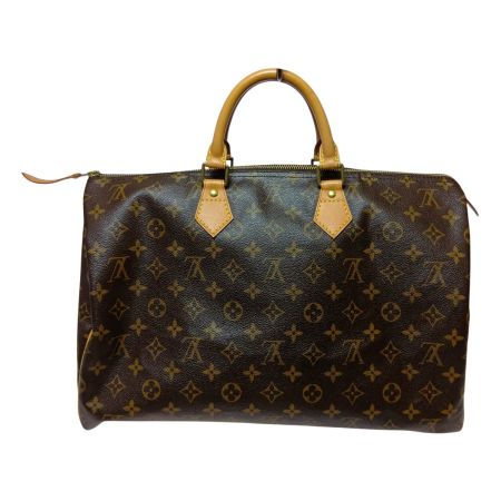  LOUIS VUITTON ルイヴィトン モノグラム スピーディ4 ボストンバッグ M41522 ブラウン