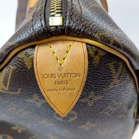  LOUIS VUITTON ルイヴィトン モノグラム スピーディ4 ボストンバッグ M41522 ブラウン