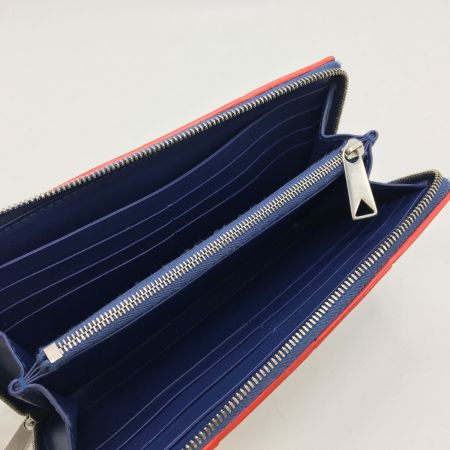  BOTTEGA VENETA ボッテガヴェネタ カセット ジップアラウンドウォレット ネイビー