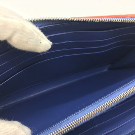  BOTTEGA VENETA ボッテガヴェネタ カセット ジップアラウンドウォレット ネイビー