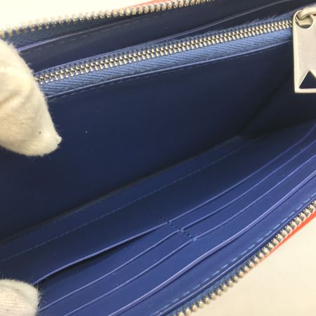  BOTTEGA VENETA ボッテガヴェネタ カセット ジップアラウンドウォレット ネイビー