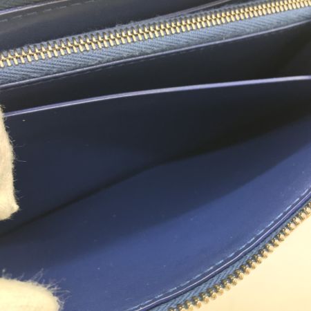  BOTTEGA VENETA ボッテガヴェネタ カセット ジップアラウンドウォレット ネイビー