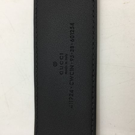  GUCCI グッチ ベルトインターロッキングGG布袋付 411924 601254  ブラック