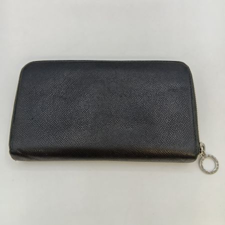 BVLGARI ブルガリ ラウンドファスナー 長財布 36933 ブラック