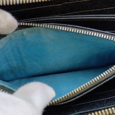  BVLGARI ブルガリ ラウンドファスナー 長財布 36933 ブラック