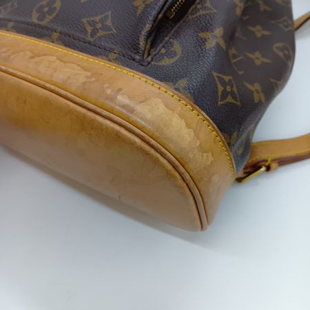  LOUIS VUITTON ルイヴィトン モノグラム モンスリ MM リュック デイパック M51136 ブラウン