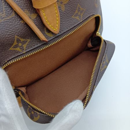  LOUIS VUITTON ルイヴィトン モノグラム モンスリ MM リュック デイパック M51136 ブラウン