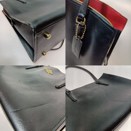  COACH コーチ テイタム キャリーオール トートバッグ ショルダーバッグ C4078 ブラック