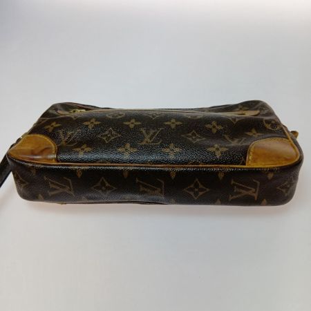  LOUIS VUITTON ルイヴィトン モノグラム マルリードラゴンヌGM セカンドバッグ M51825 ブラウン ベタつき有 ジャンク