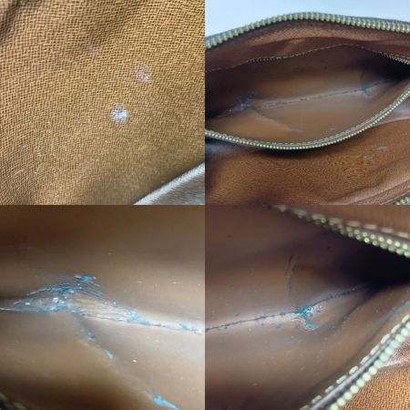  LOUIS VUITTON ルイヴィトン モノグラム マルリードラゴンヌGM セカンドバッグ M51825 ブラウン ベタつき有 ジャンク