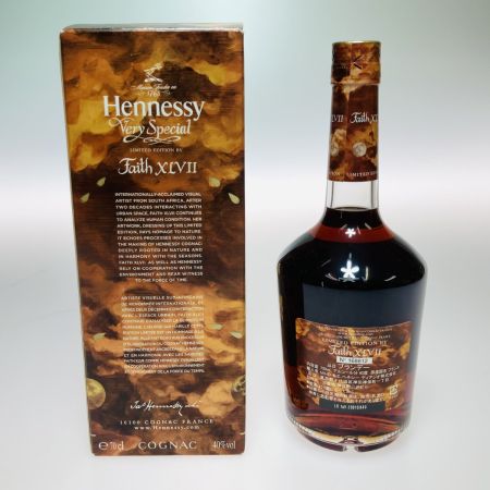  Hennessy ヘネシー コニャック ブランデー very special Faith XLVII リミテッドエディション 700ml 40% 未開栓