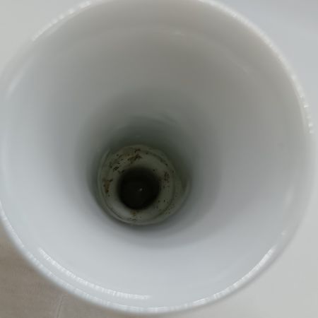   三川内焼 十三代福本玉泉作 白磁 透彫 花瓶